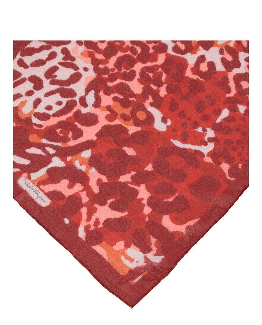 Ferragamo Leopard Print Scarf
