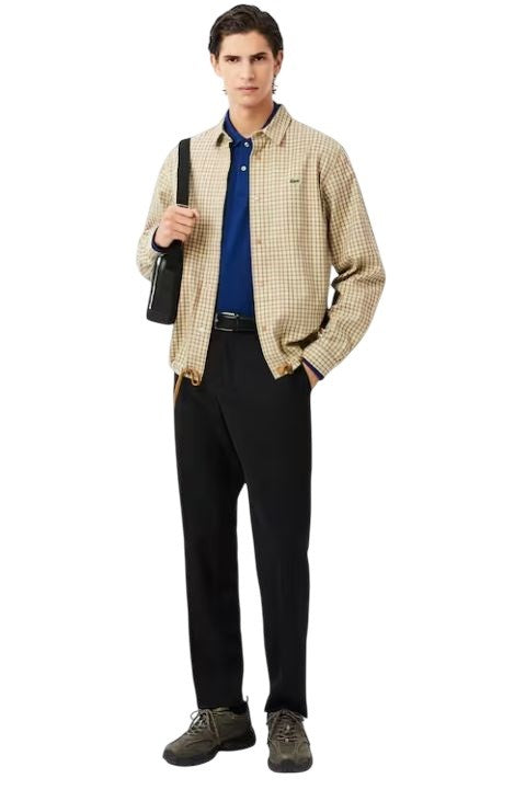 Lacoste China Blue Long Sleeves Polo