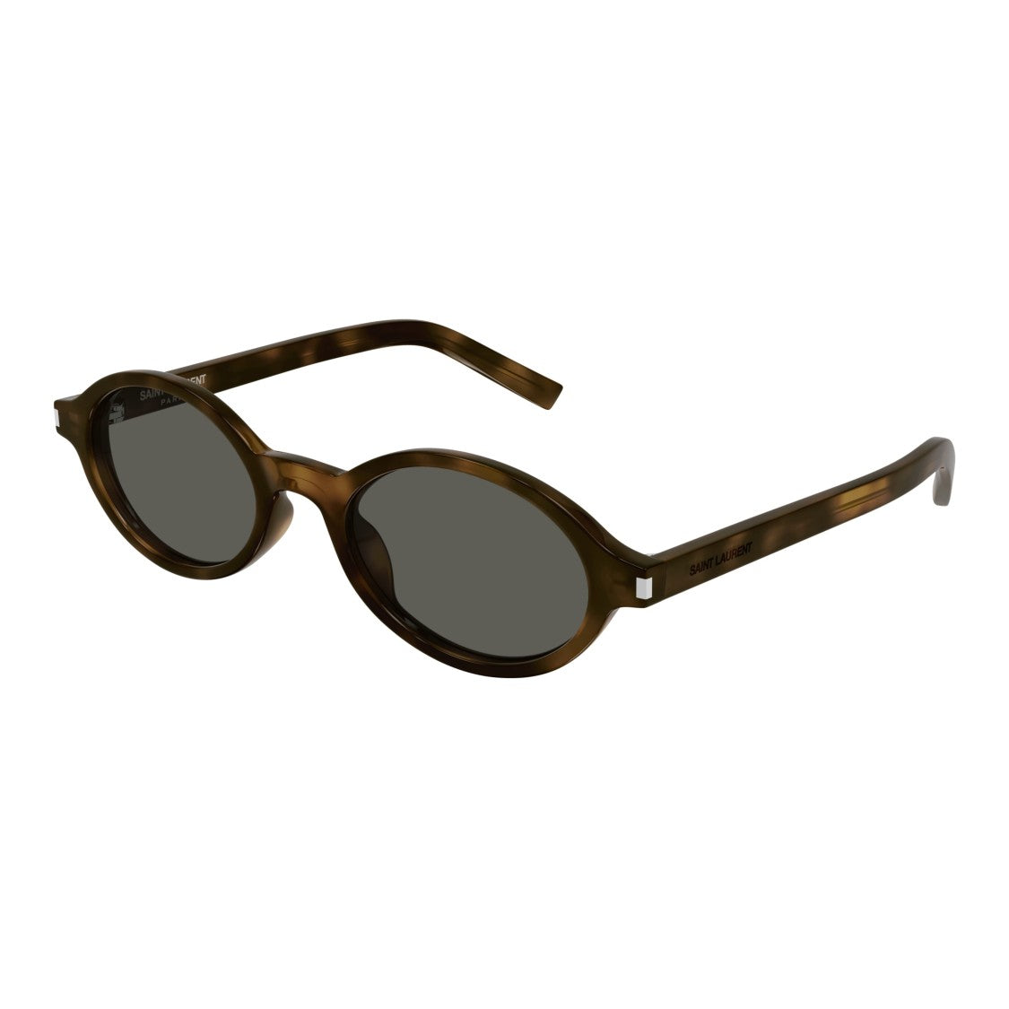 Saint Laurent Rounded Tortoiseshell Frame Saint Laurent Sunglasses