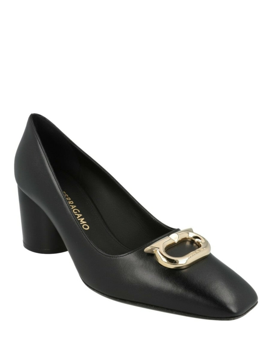 Ferragamo Pania 60 Leather Pumps