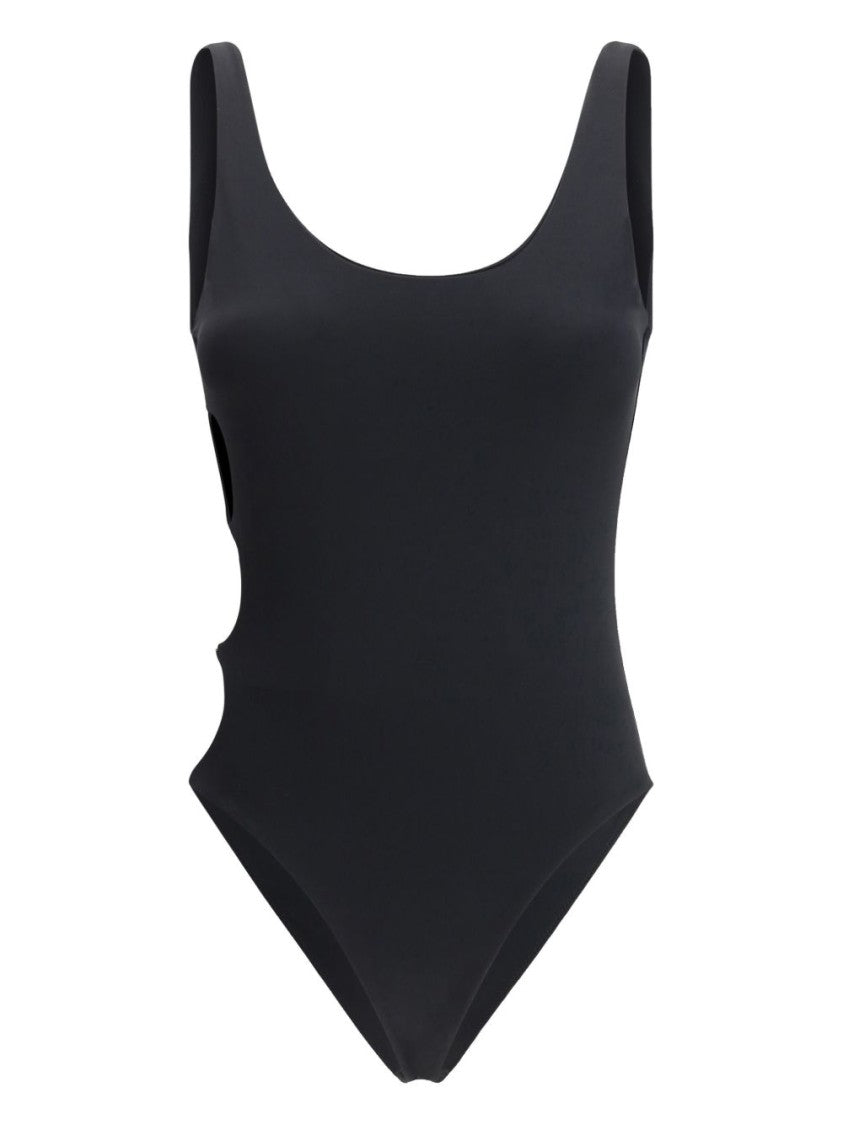 Versace Lycra One-Piece Swimsuit With Medusa Details