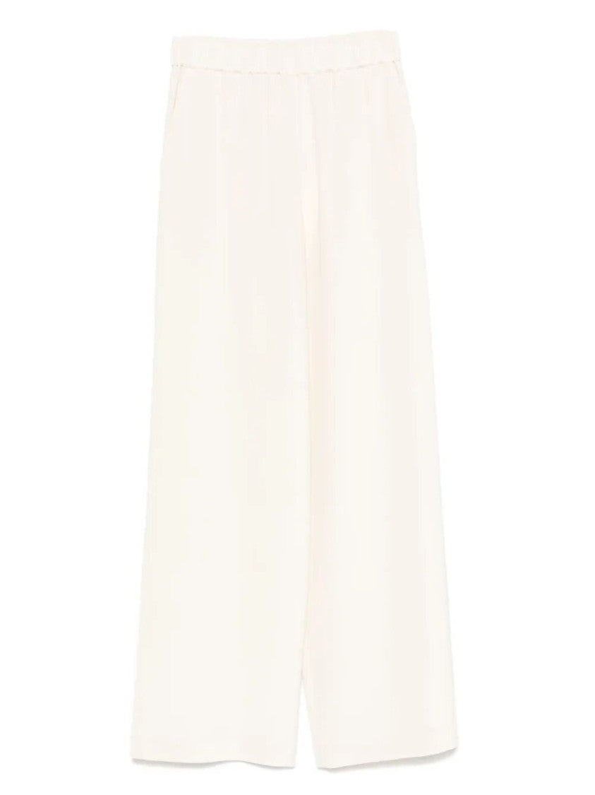 Max Mara Wide-Leg Silk Blend Pants