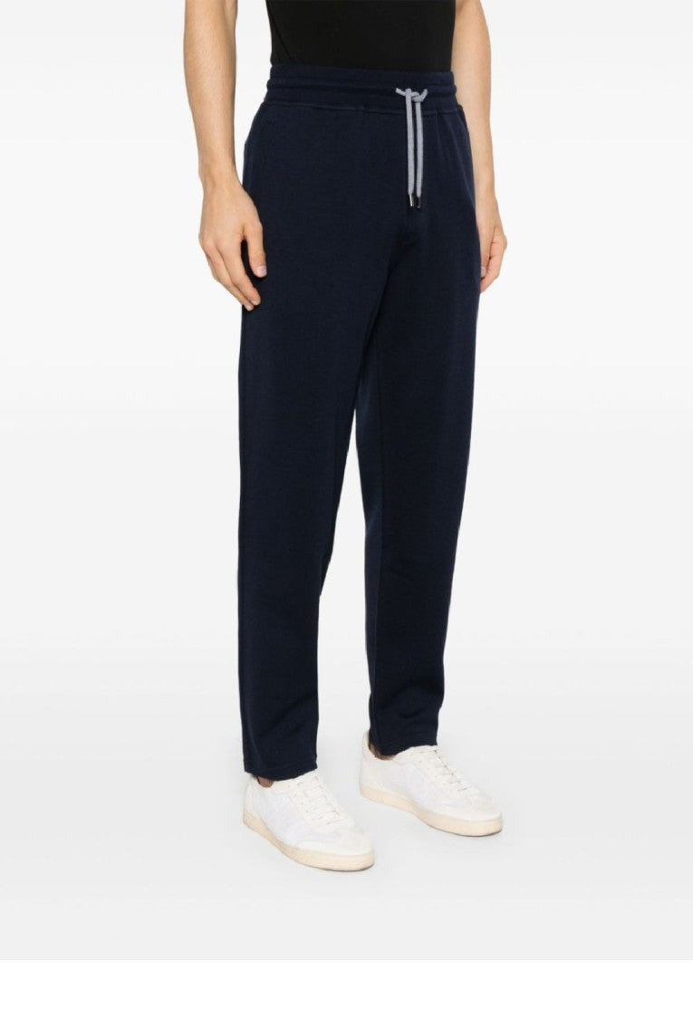 Brunello Cucinelli Relaxed Fit Long Pants With Drawstring Waist