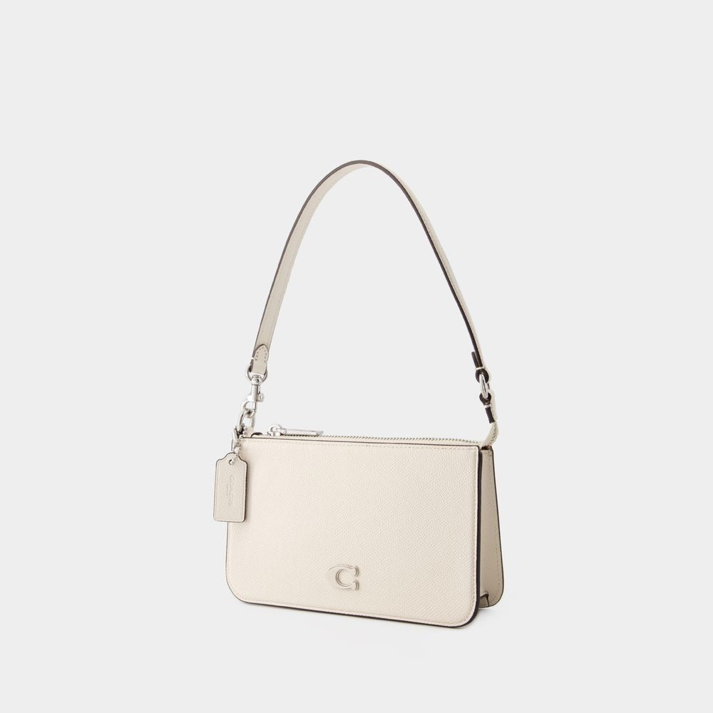 Coach Pouch - Leather - White