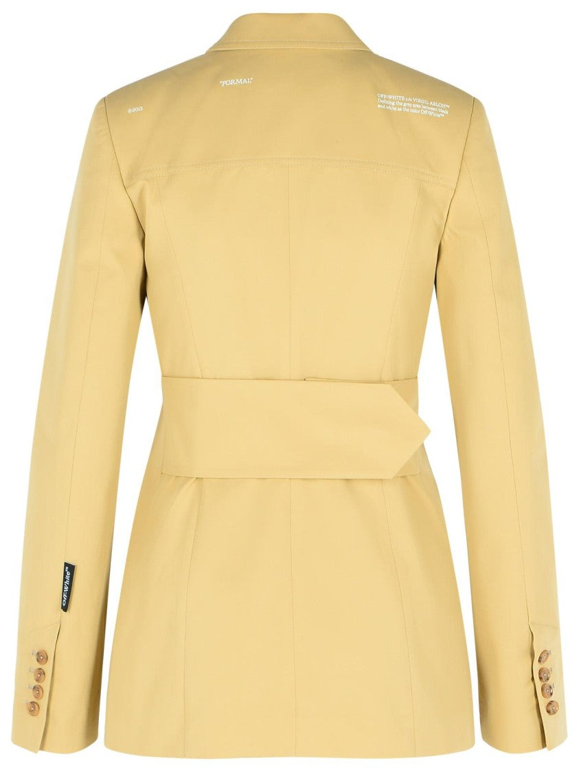 Off-White Toybox' Beige Cotton Jacket