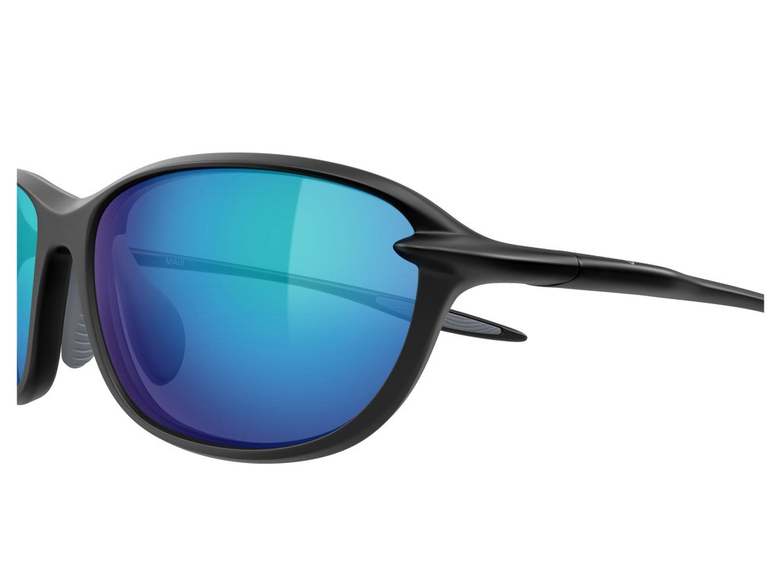 Maui Jim Black Mj0340sa Matte Gradient Round Sunglasses