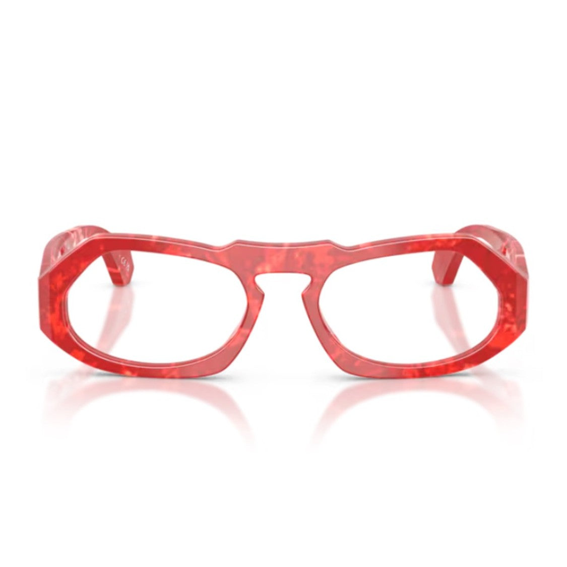Alain Mikli Red A03547 Acetate Geometric Sunglasses