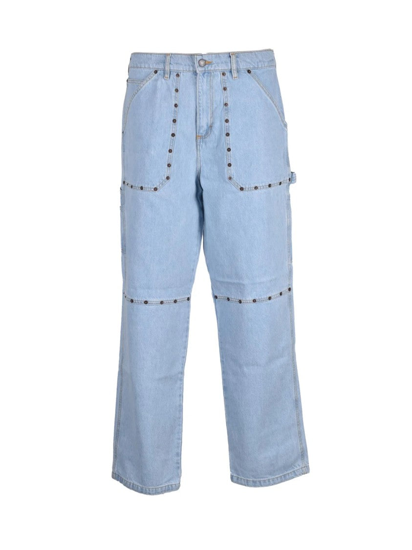 Iuter Light Blue Utility Cotton Jeans