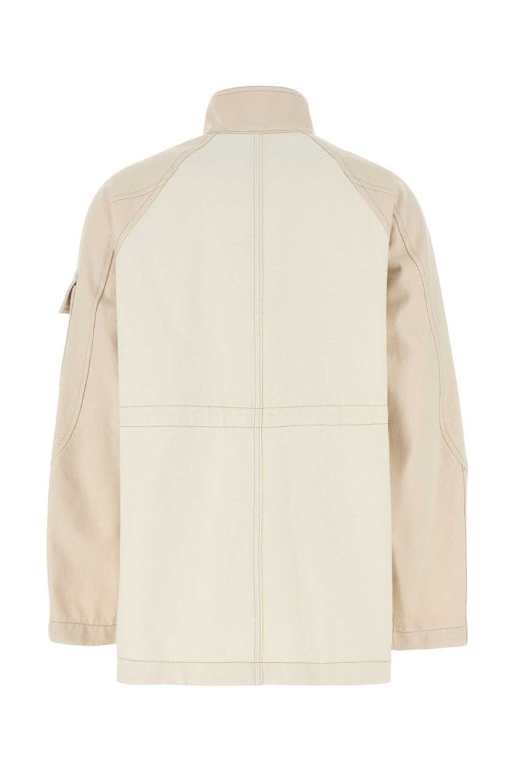 Fendi Ivory Denim Parka
