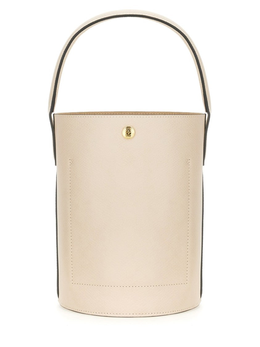 Longchamp Cuir De Russie Bucket Bag