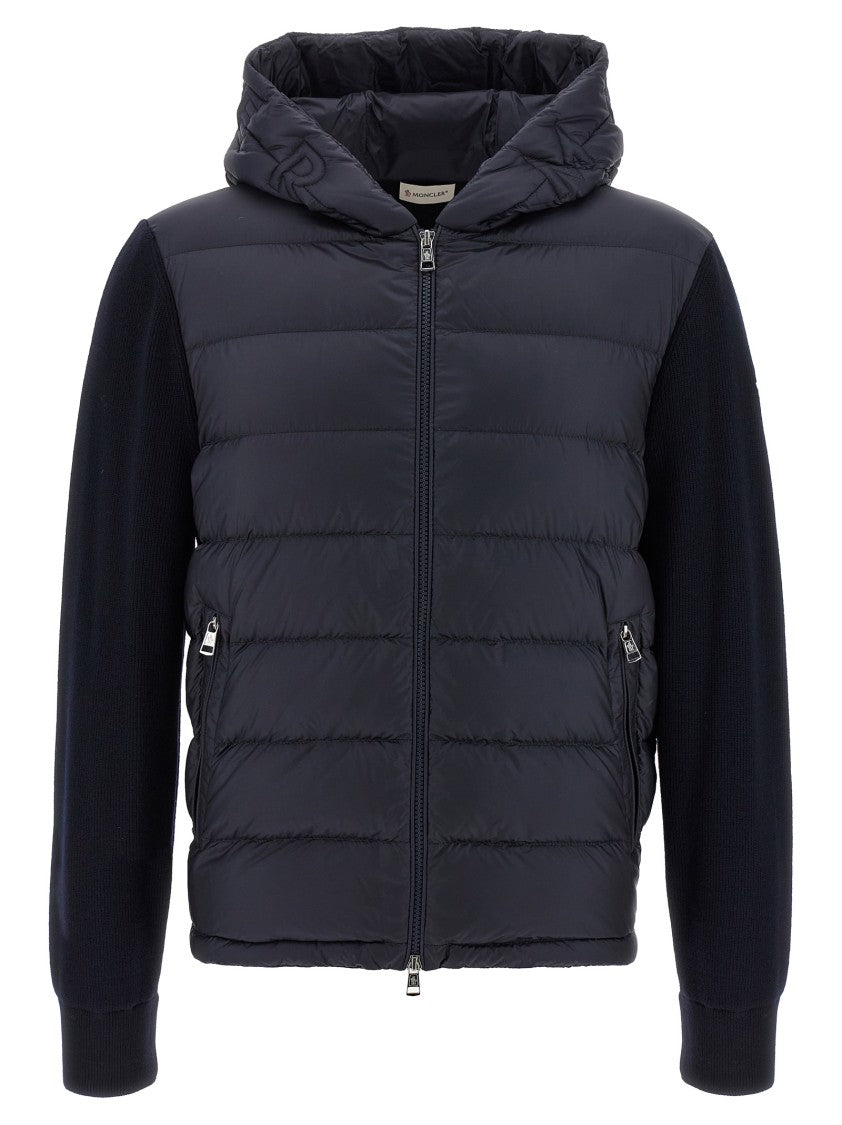 Moncler Ribbed Wool Hoodie