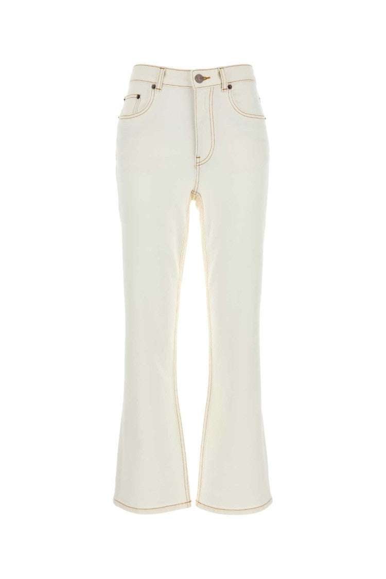 Tory Burch White Denim Jeans
