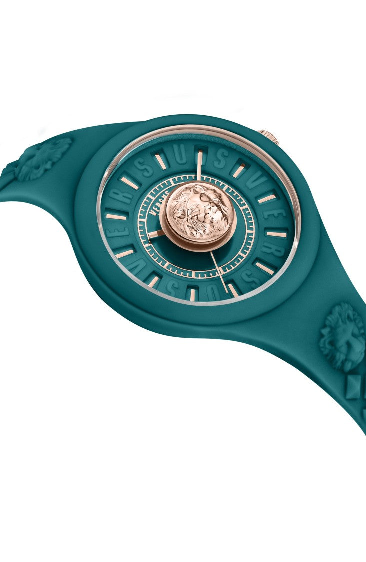 Versus Versace Fire Island Lion Strap Watch