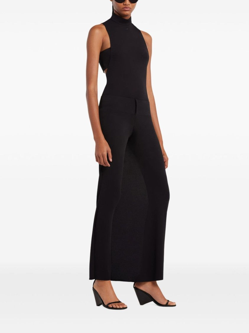 Courrèges Sleeveless Mock Neck Top