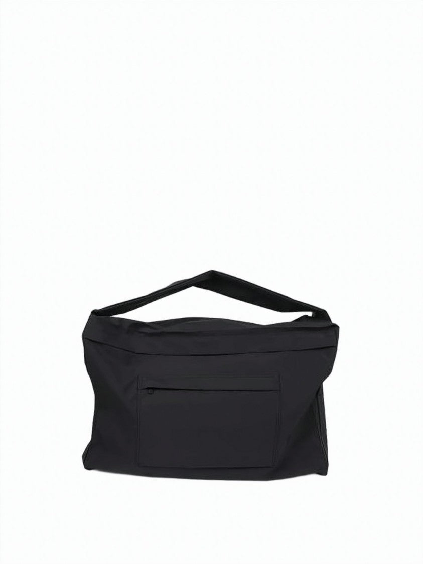 Homme Plissé Issey Miyake Rectangular Shoulder Bag With Wide Strap And Zippered Pocket