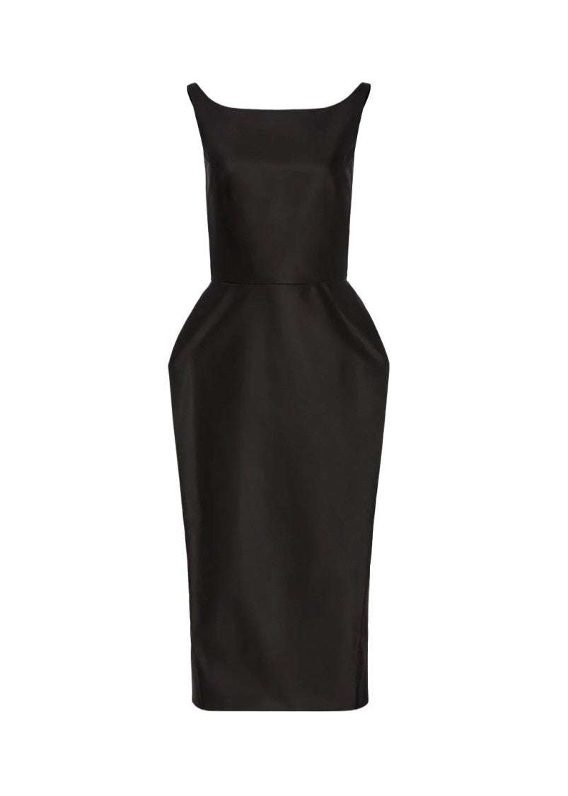 Magda Butrym Exaggerated Hourglass Midi Dress