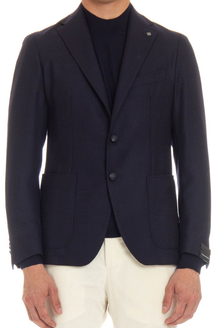 Tagliatore Textured Wool Super 100’S Montecarlo Jacket