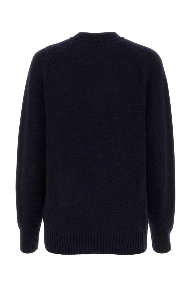 Chloé Midnight Blue Cashmere Blend Oversize Sweater