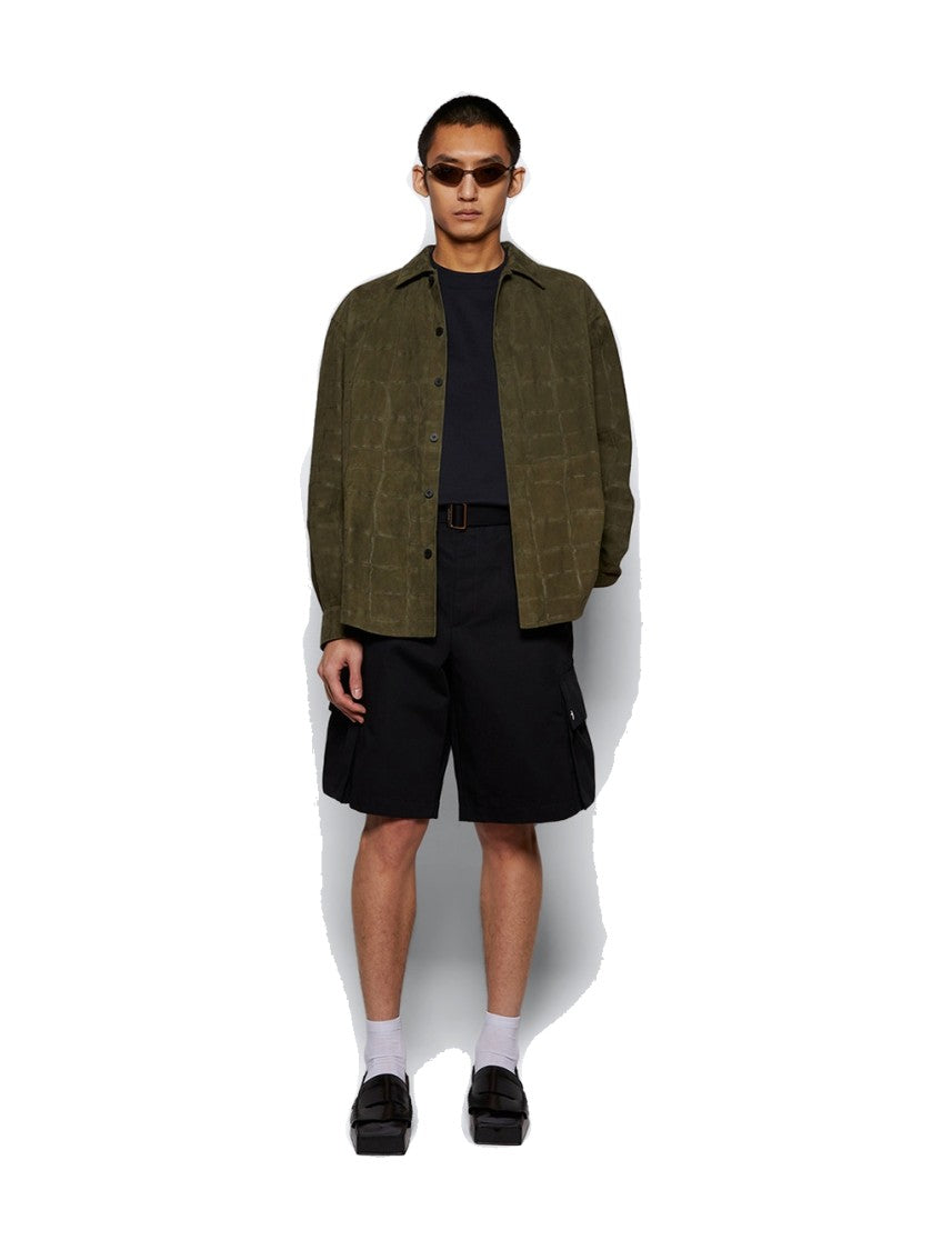 Jacquemus Croco Shirt Khaki