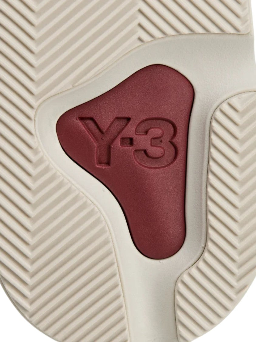 Y-3 Sculpted Rubber Sole Sneakers With Lace-Up Fastening