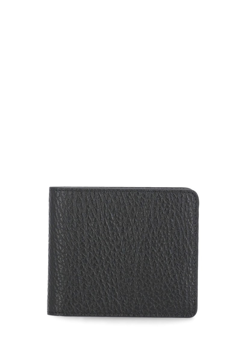 Maison Margiela Black Embossed Leather Wallet