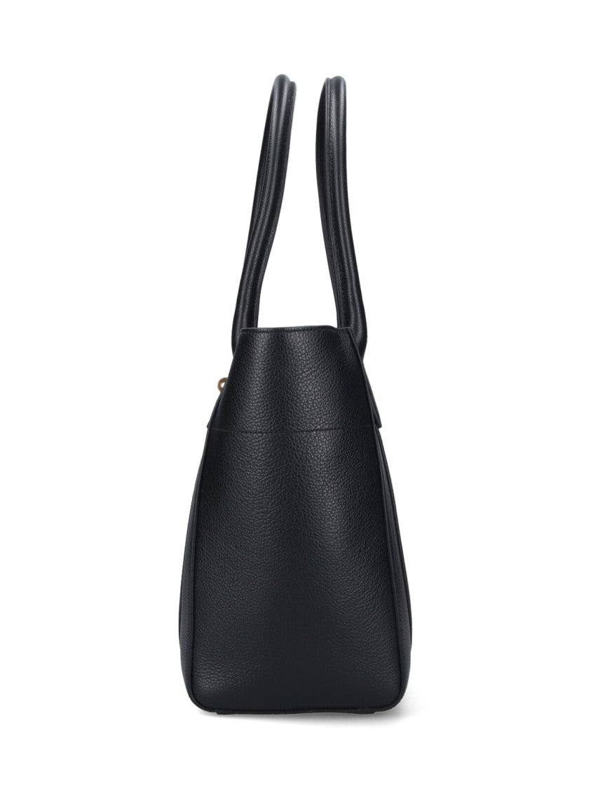 Mulberry Black Bayswater 9 To 5 Hammered Leather Tote Bag
