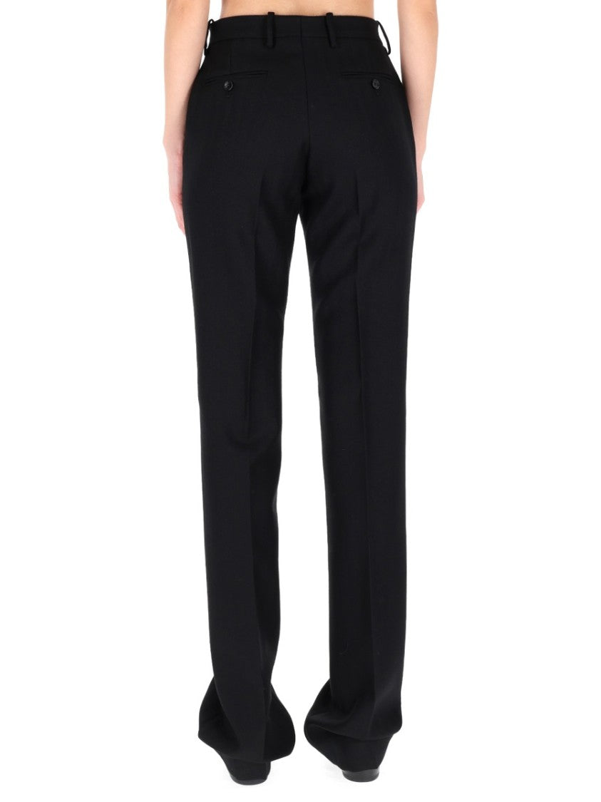 Tom Ford Black Straight Leg Virgin Wool Formal Pants