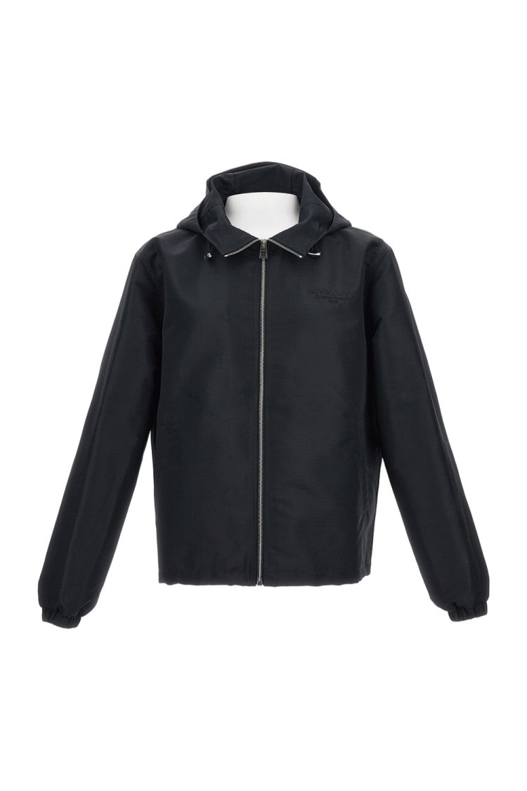 Givenchy Hooded Windproof Jacket With Front Zipper