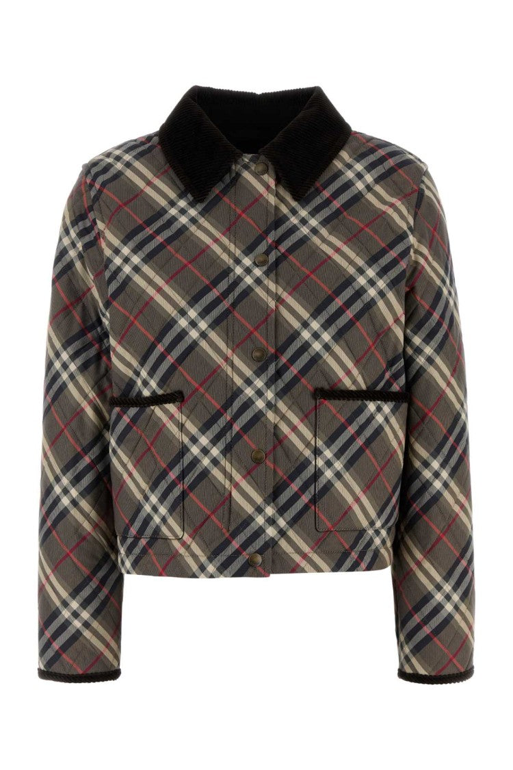 Burberry Embroidered Cotton Jacket