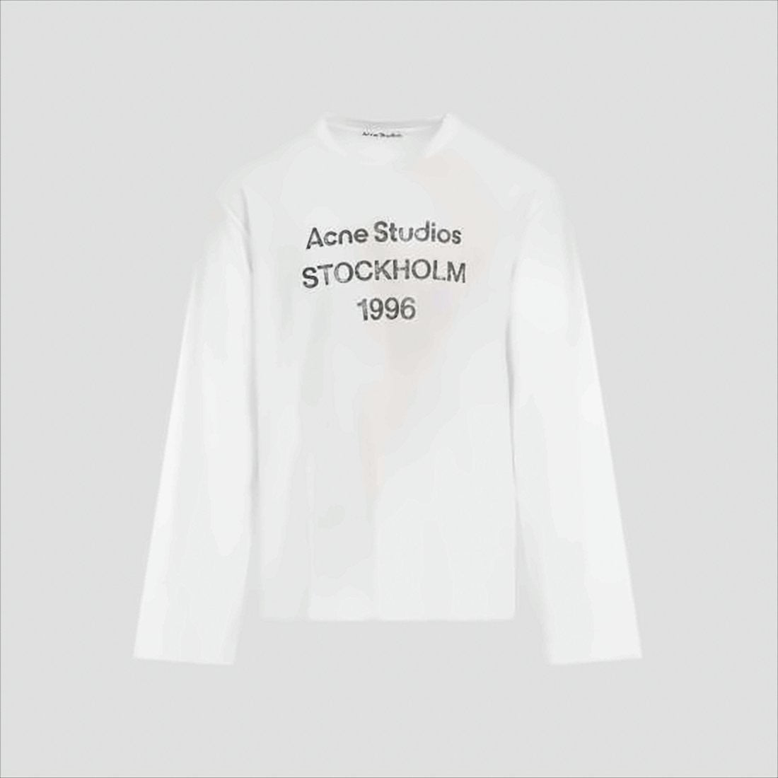 Acne Studios Long-Sleeved Shirt With Distressed Text Design