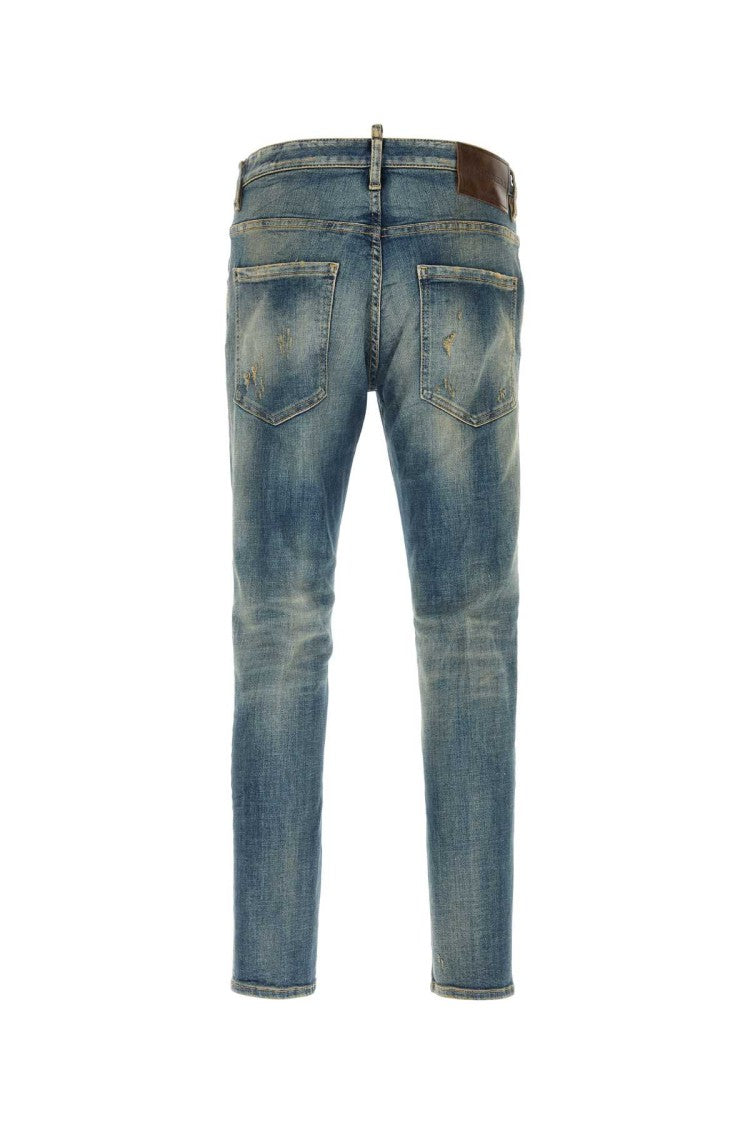 Dsquared2 Stretch Denim Skater Jeans