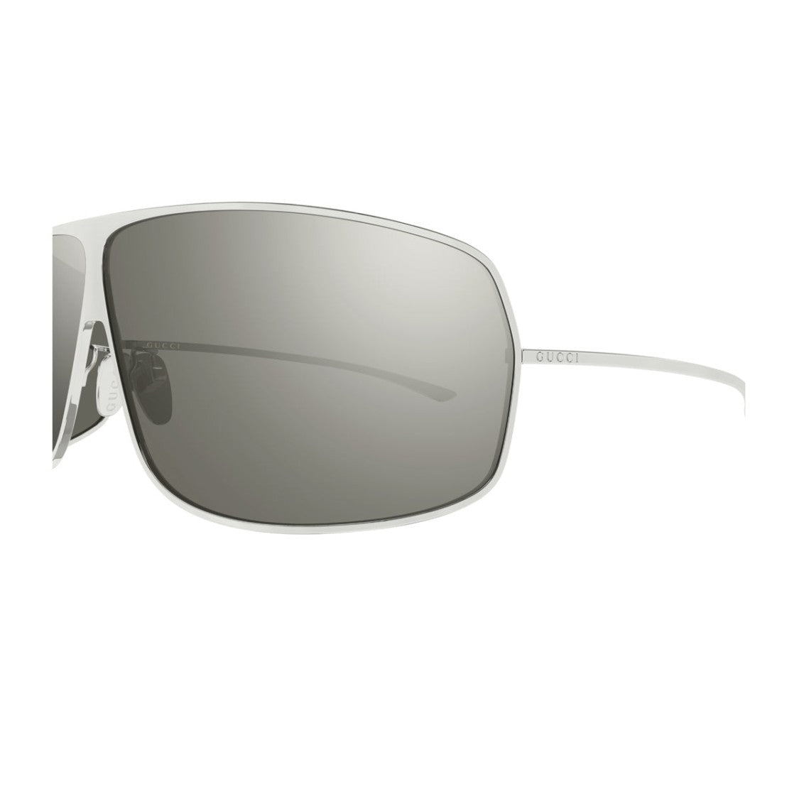 Gucci Silver Gg2276s Linea Institutional Logo Metal Sunglasses