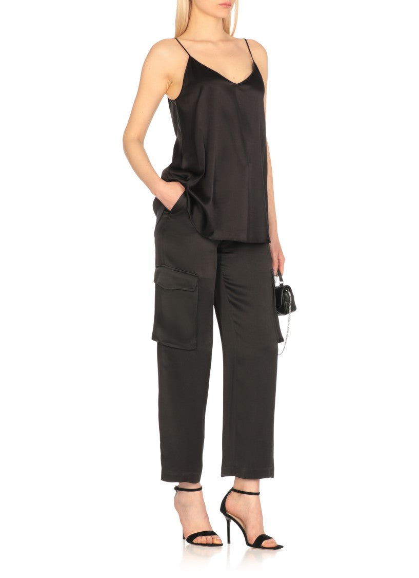 Antonelli Black Silk Top