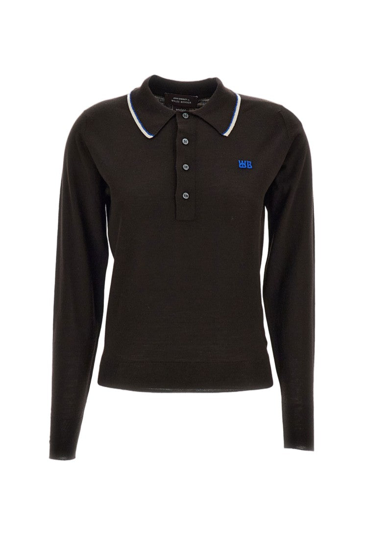 Wales Bonner Brown Wales Bonner Polo Shirt