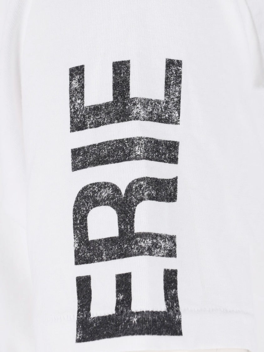 Gallery Dept. White Graphic Logo Detail T-Shirt