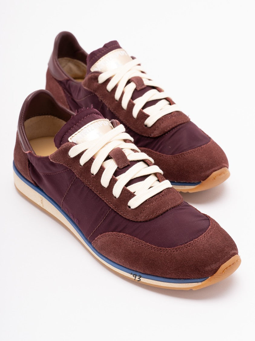 Patrizia Pepe Burgundy Goat Skin Sneakers