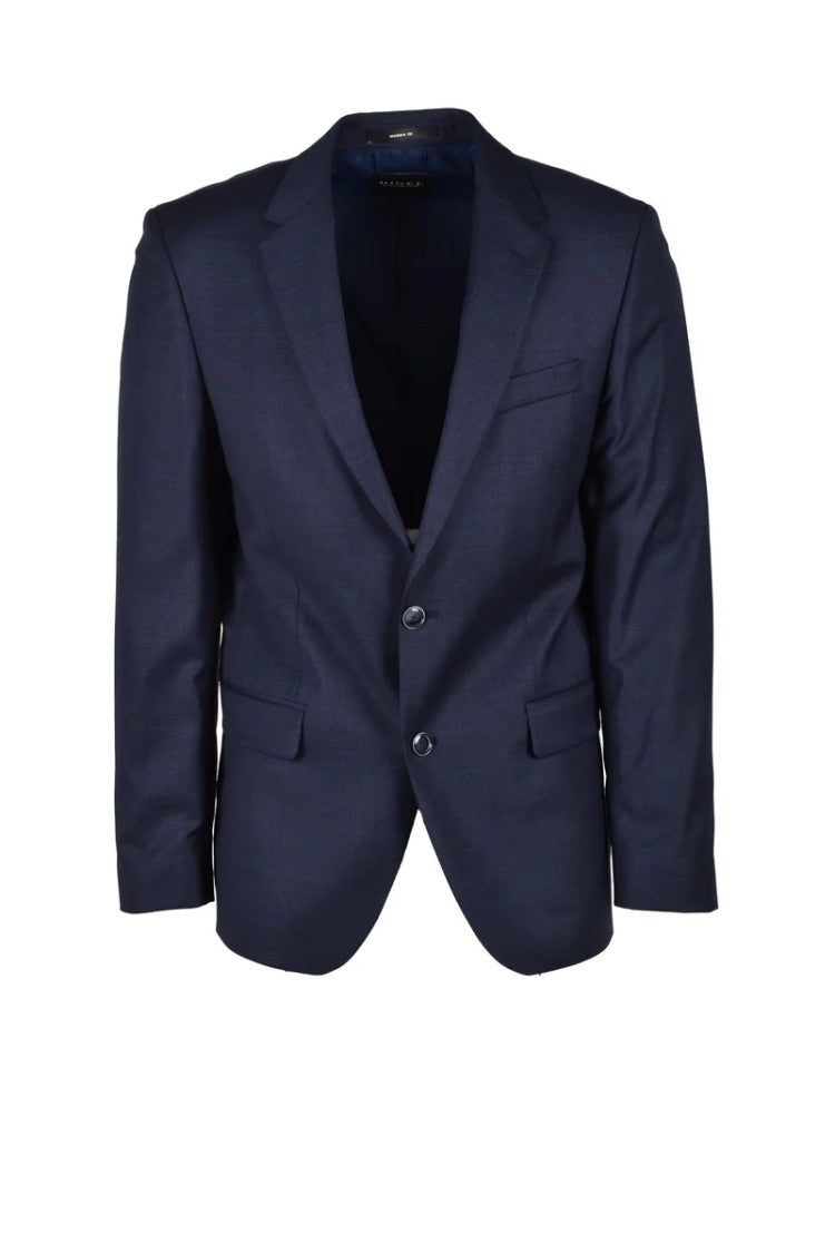 Digel Virgin Wool And Elastane Jacket - Blue