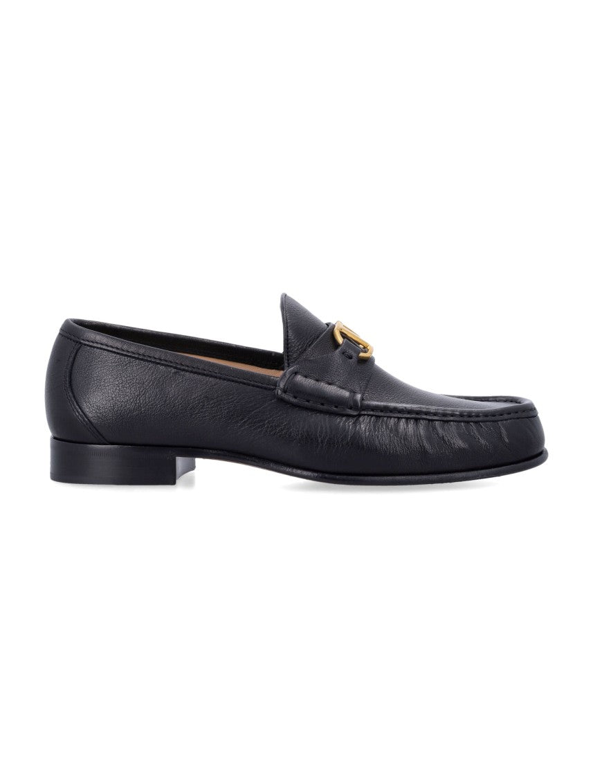 Valentino Garavani Vlogo Signature Loafer With Gold-Tone Logo Detail