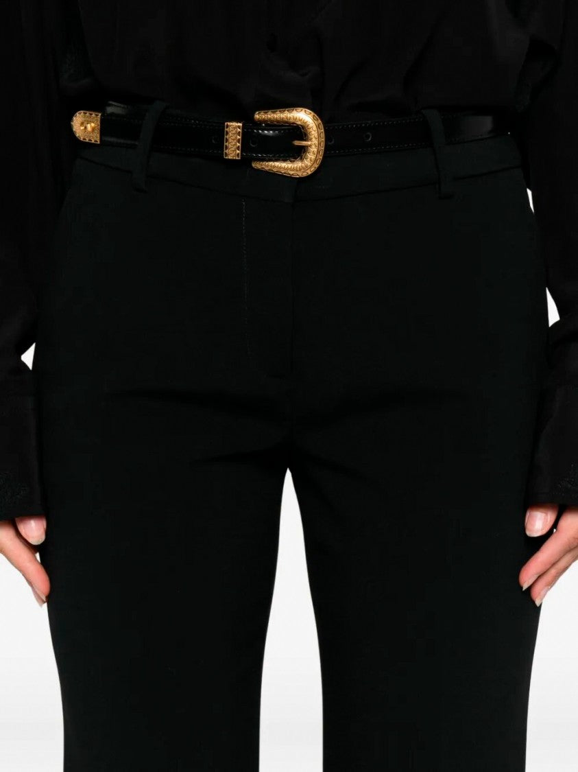Ermanno Scervino Flared Black Bootcut Pants