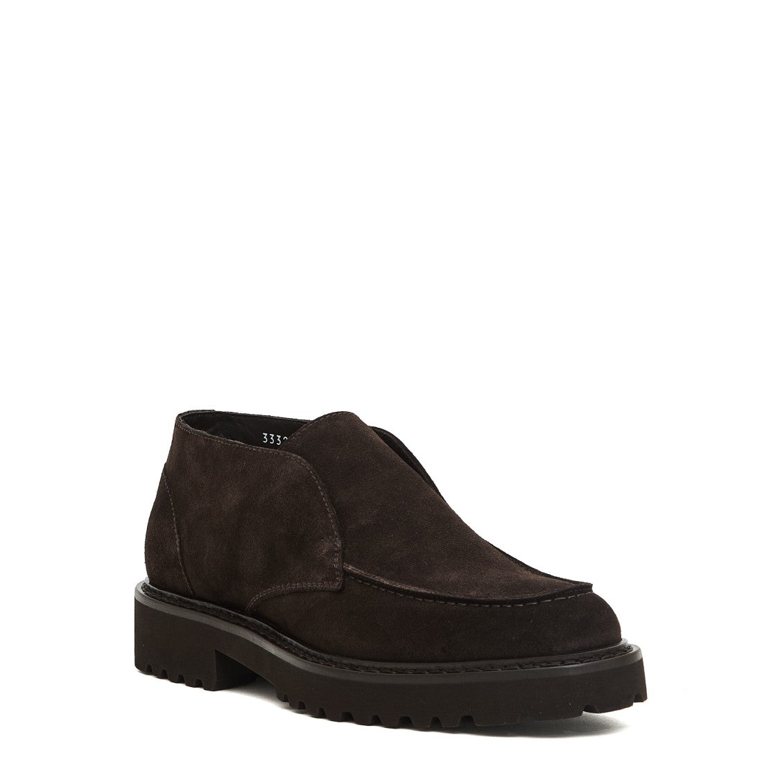 Doucal's Slip-On Suede Shoes With Chunky Rubber Sole
