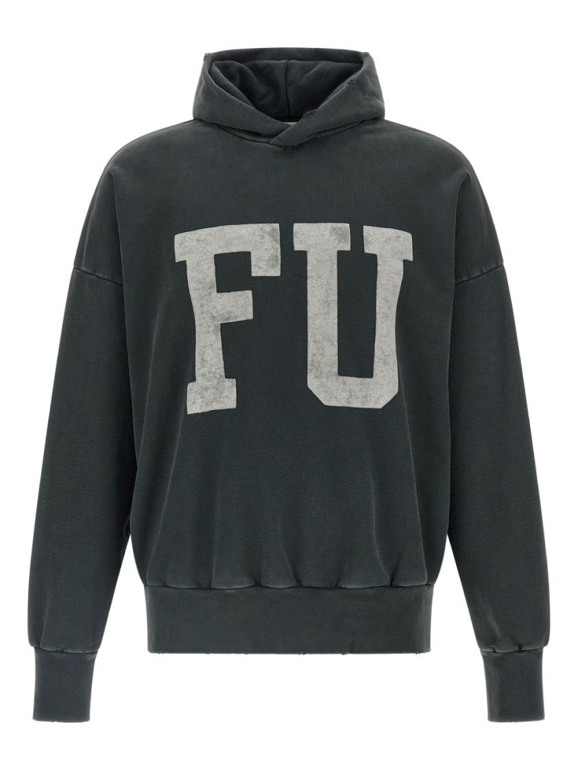 Fear Of God Relaxed Fit Black Hoodie