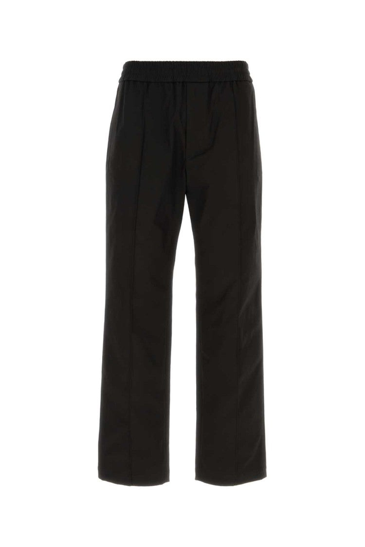 Valentino Garavani Black Stretch Cotton Pant