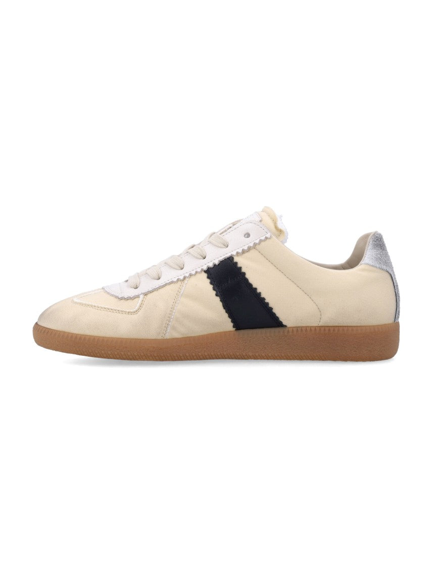 Maison Margiela Replica Beige Low-Top Sneakers