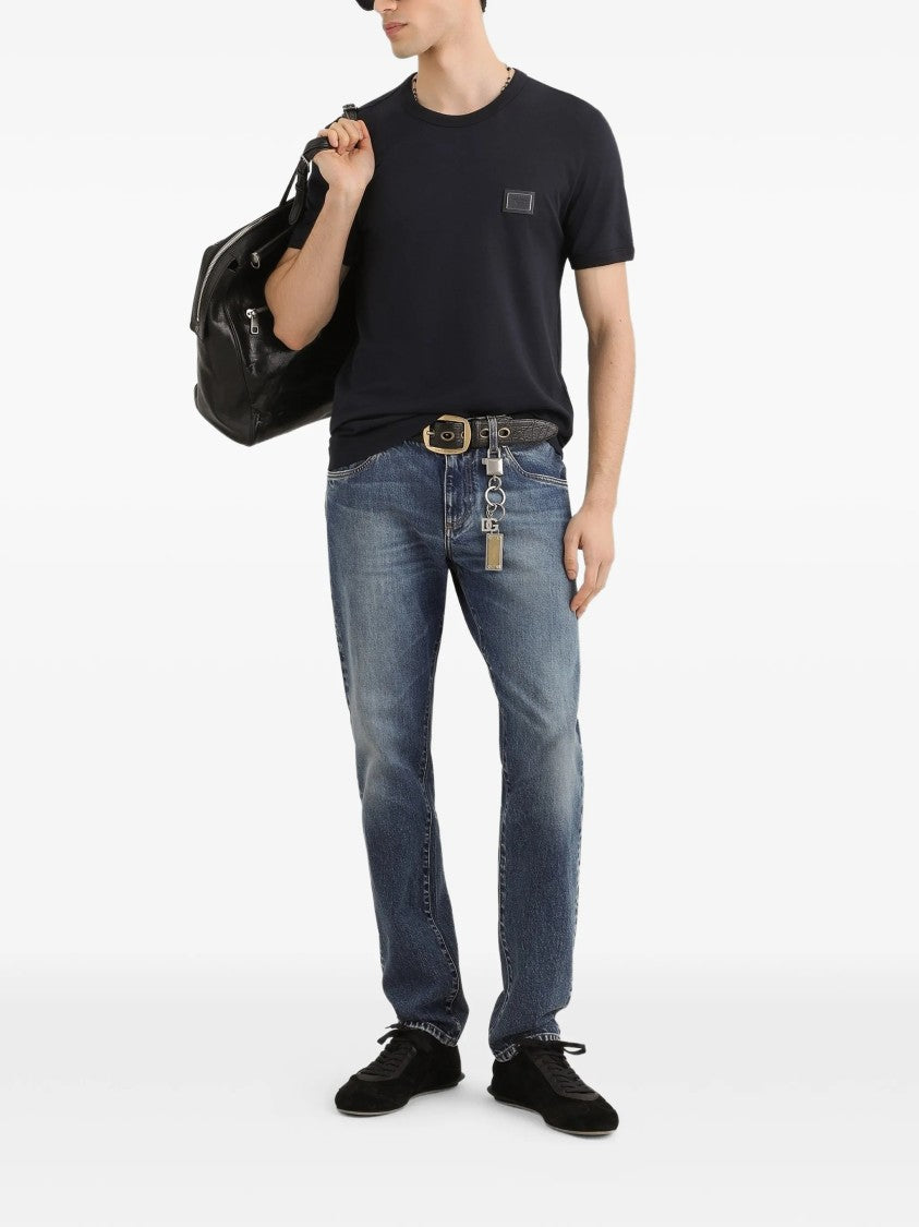 Dolce & Gabbana Classic Straight-Leg Jeans With Subtle Stretch
