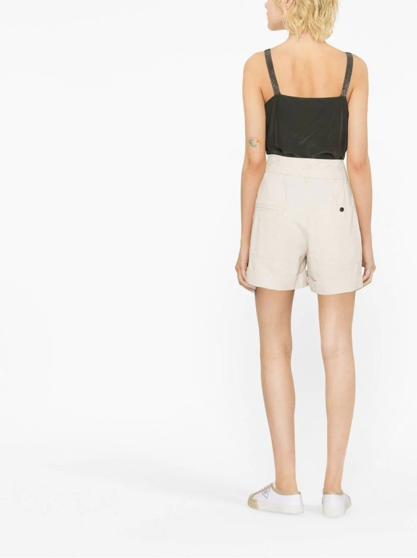 Fabiana Filippi Sleeveless Black Top With Square Neckline