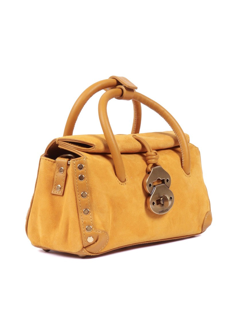 Zanellato Srl Yellow Sole Zashmere Cactus Lambskin Shoulder Bag