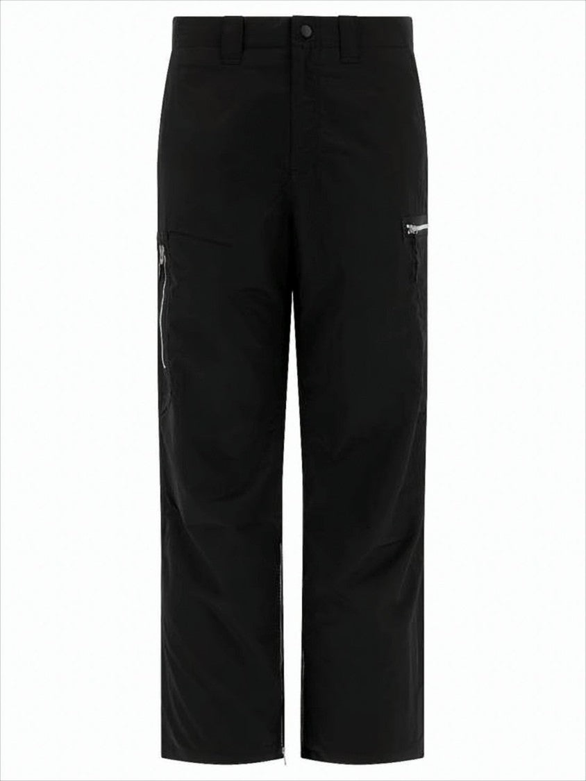 Our Legacy Black Straight Pants With Zip Detail