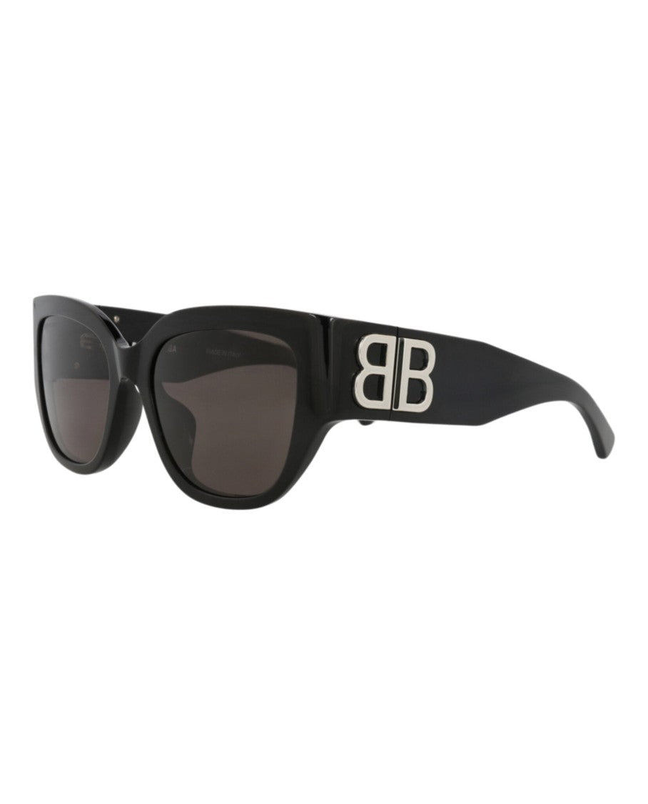 Balenciaga Square-Frame Recycled Acetate Sunglasses