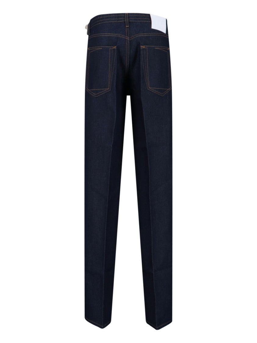 Setchu Classic Straight-Leg Jeans With Finish