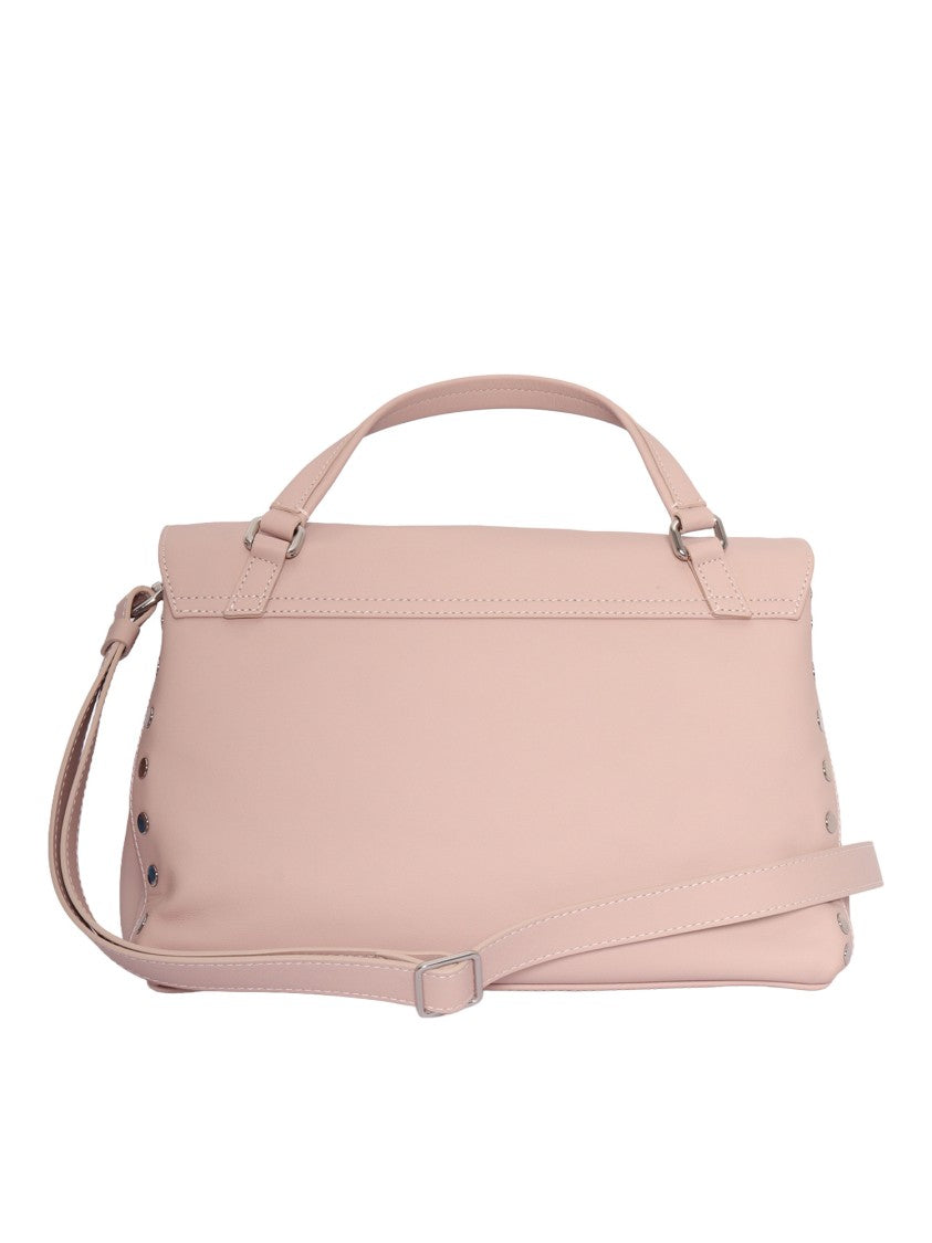 Zanellato Srl Pink Ostrica Saeta Smooth Leather Handbag